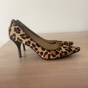 Leopard Print Women's Heels Calvin Klein size 8